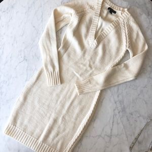 Express Fitted Long Sleeve Sweater Dress Size XS